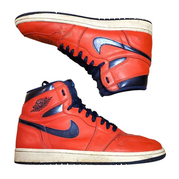 Nike Jordan 1 High OG David Letterman orange size 11 us mens - Picture 1 of 8